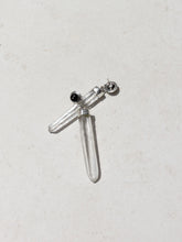 Load image into Gallery viewer, Lava onyx earrings