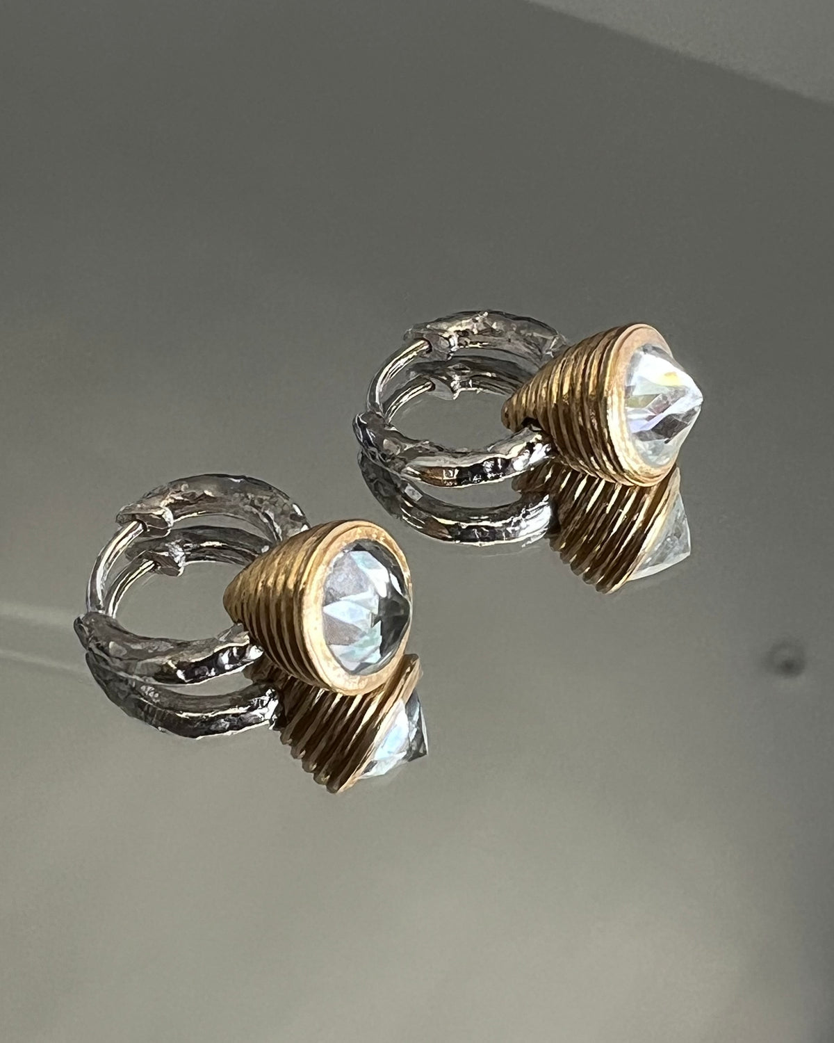 Shrine petite earrings by Zeme Studio