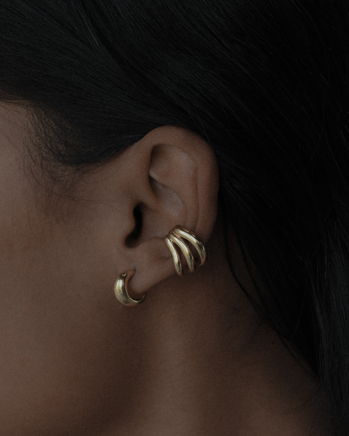 Trio ear cuff by Zeme Studio
