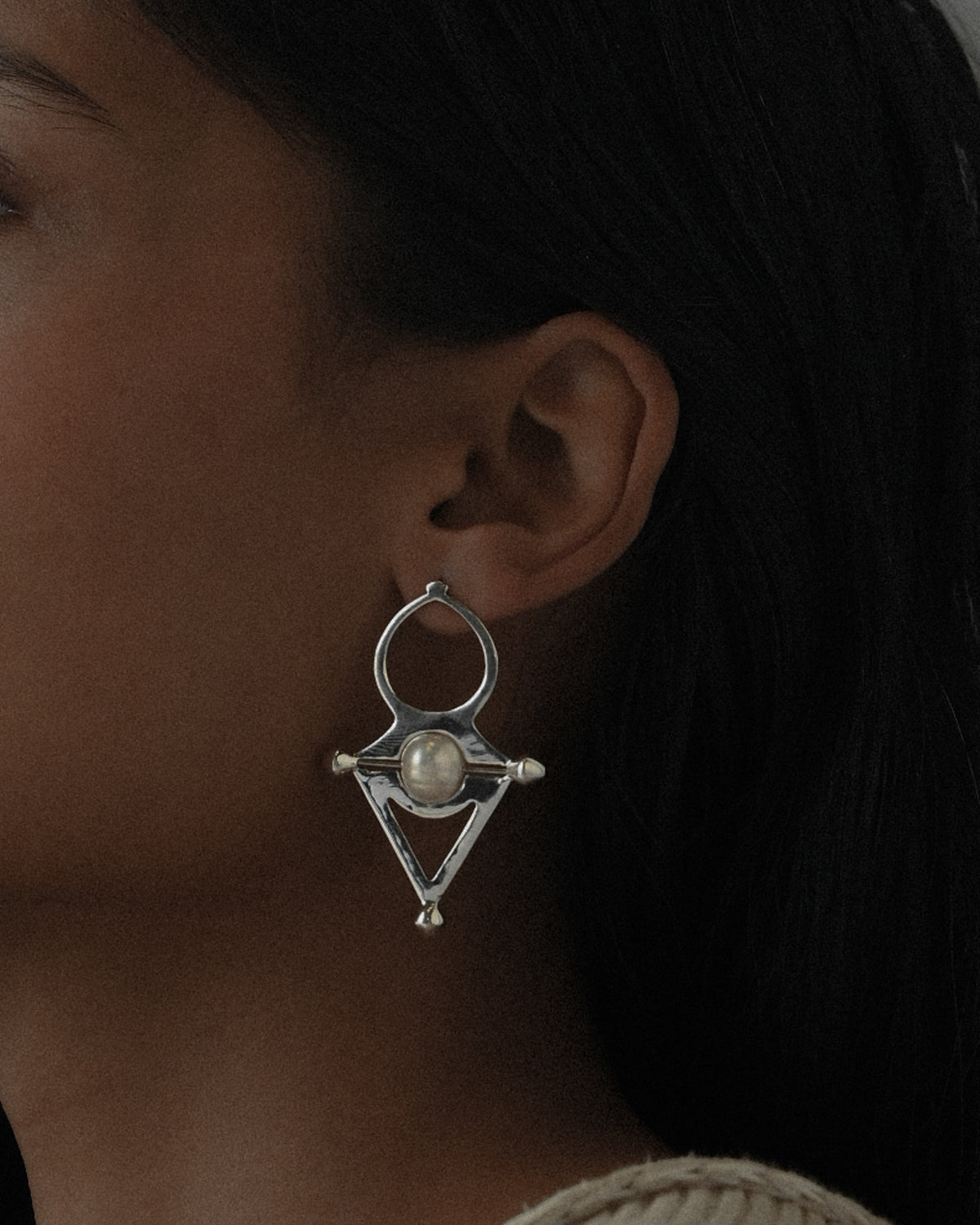 Dune earrings by Zeme Studio