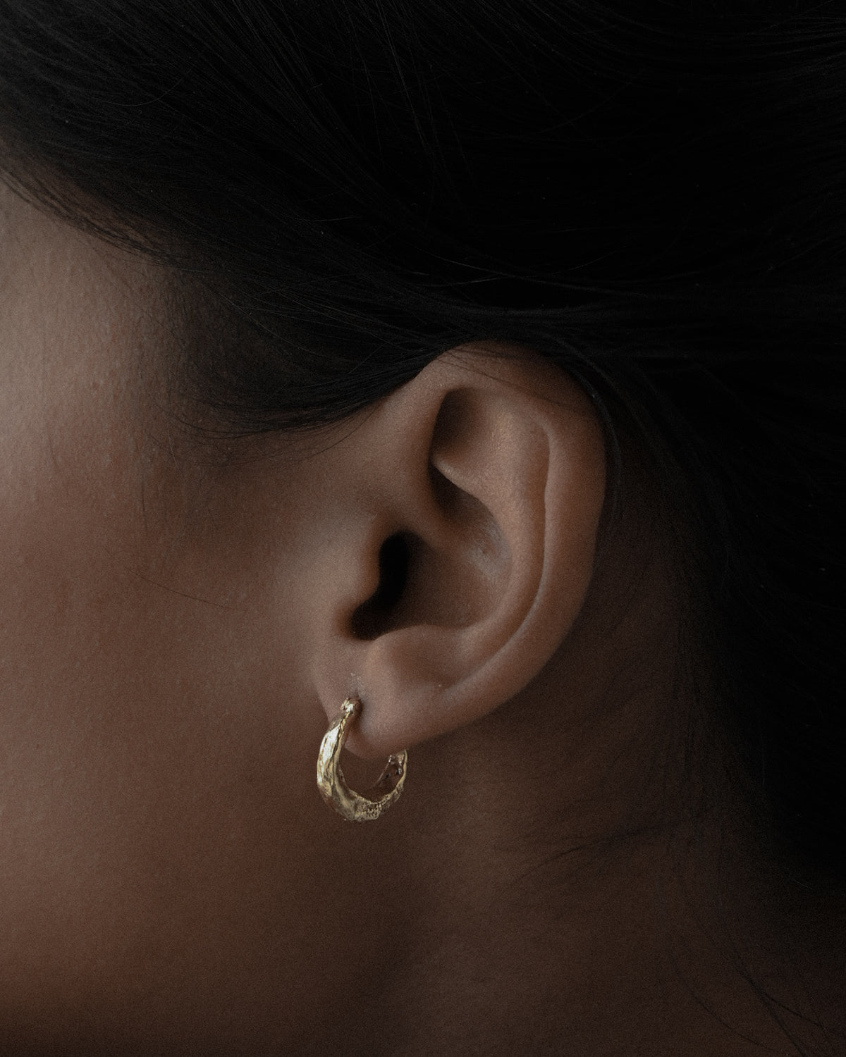 Chandra hoops, petite by Zeme Studio