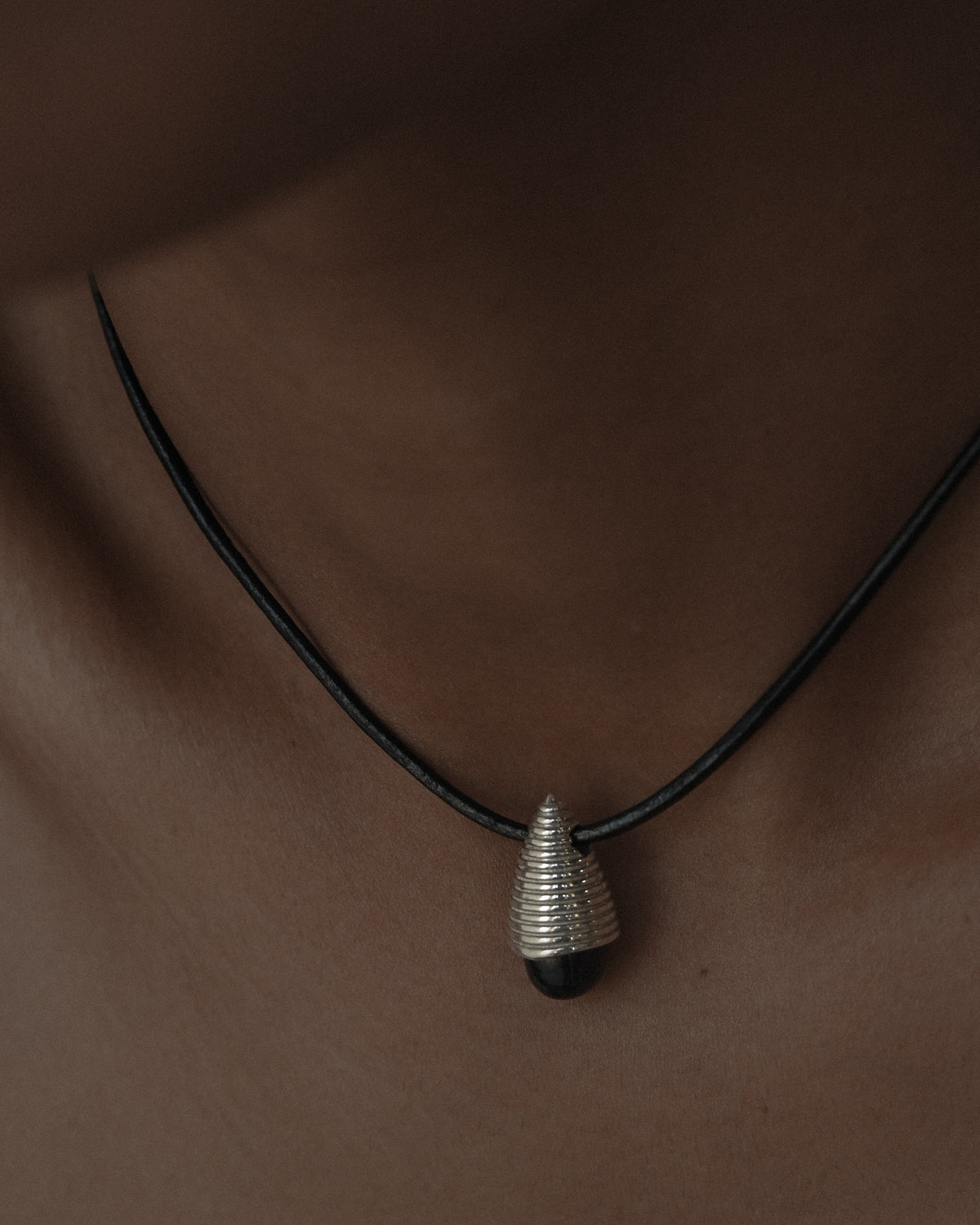 Shrine necklace, silver