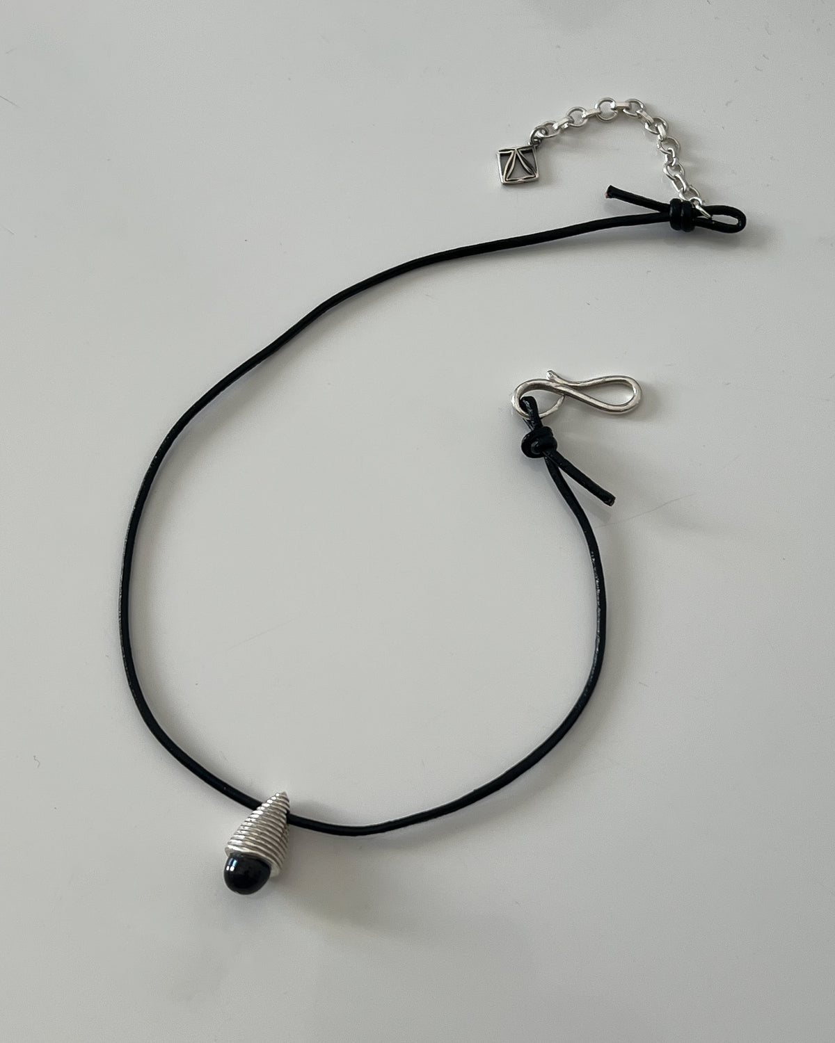 Shrine necklace, silver