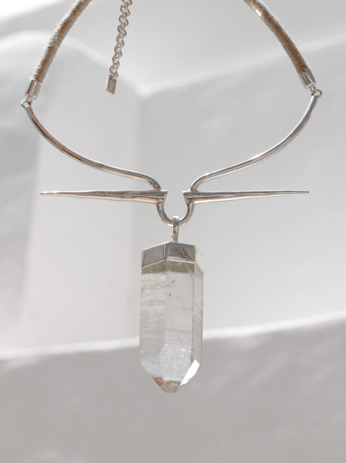 Adama choker, silver