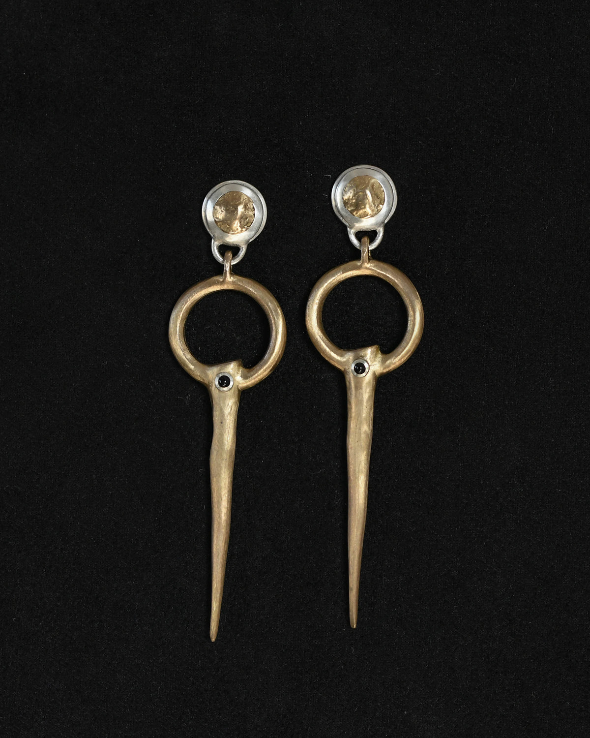 Magus earrings, mixed by Zeme Studio