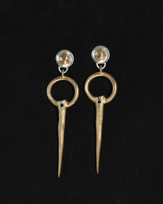 Magus earrings, mixed by Zeme Studio