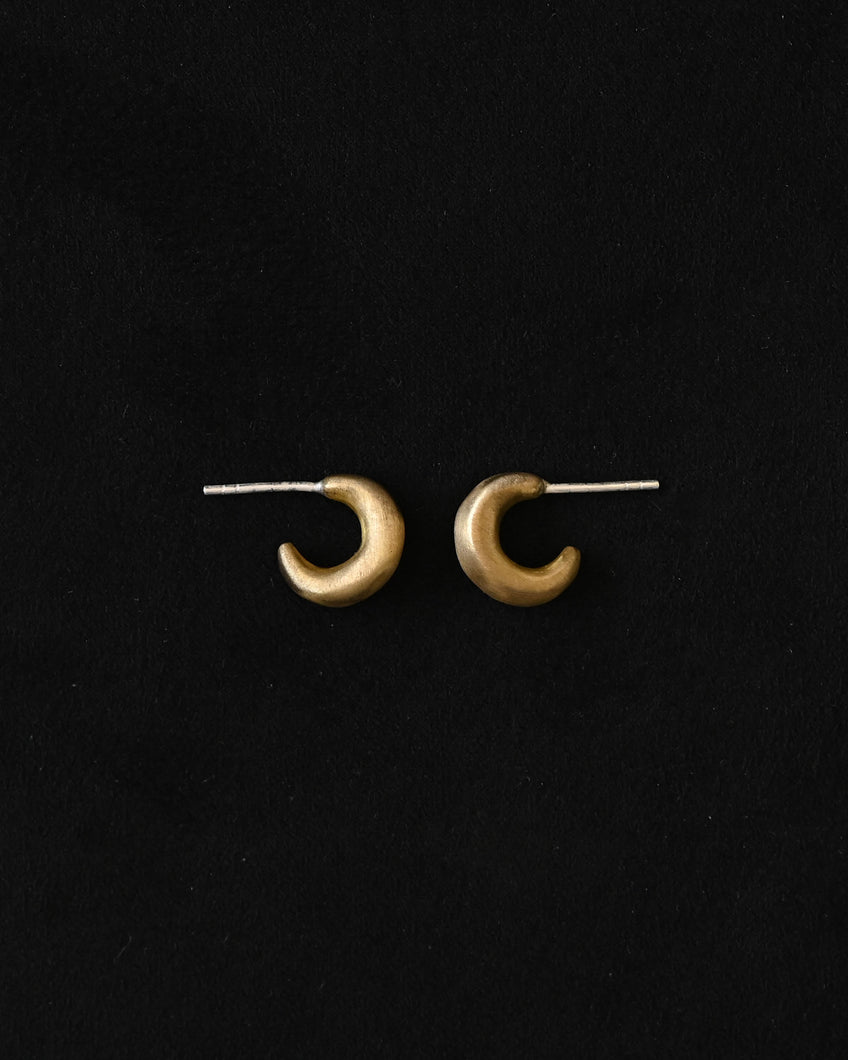 Seed earrings golden
