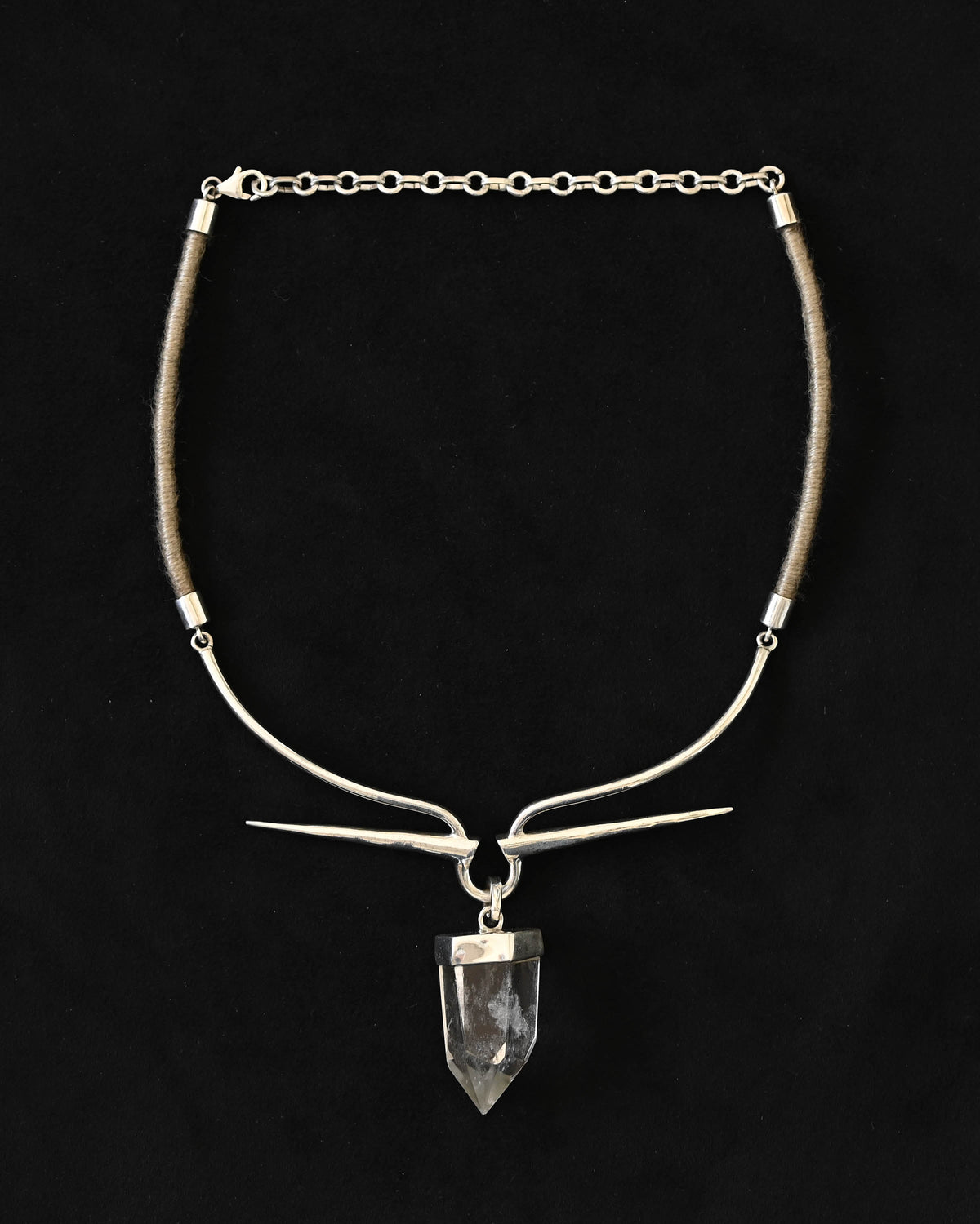 Adama choker, silver