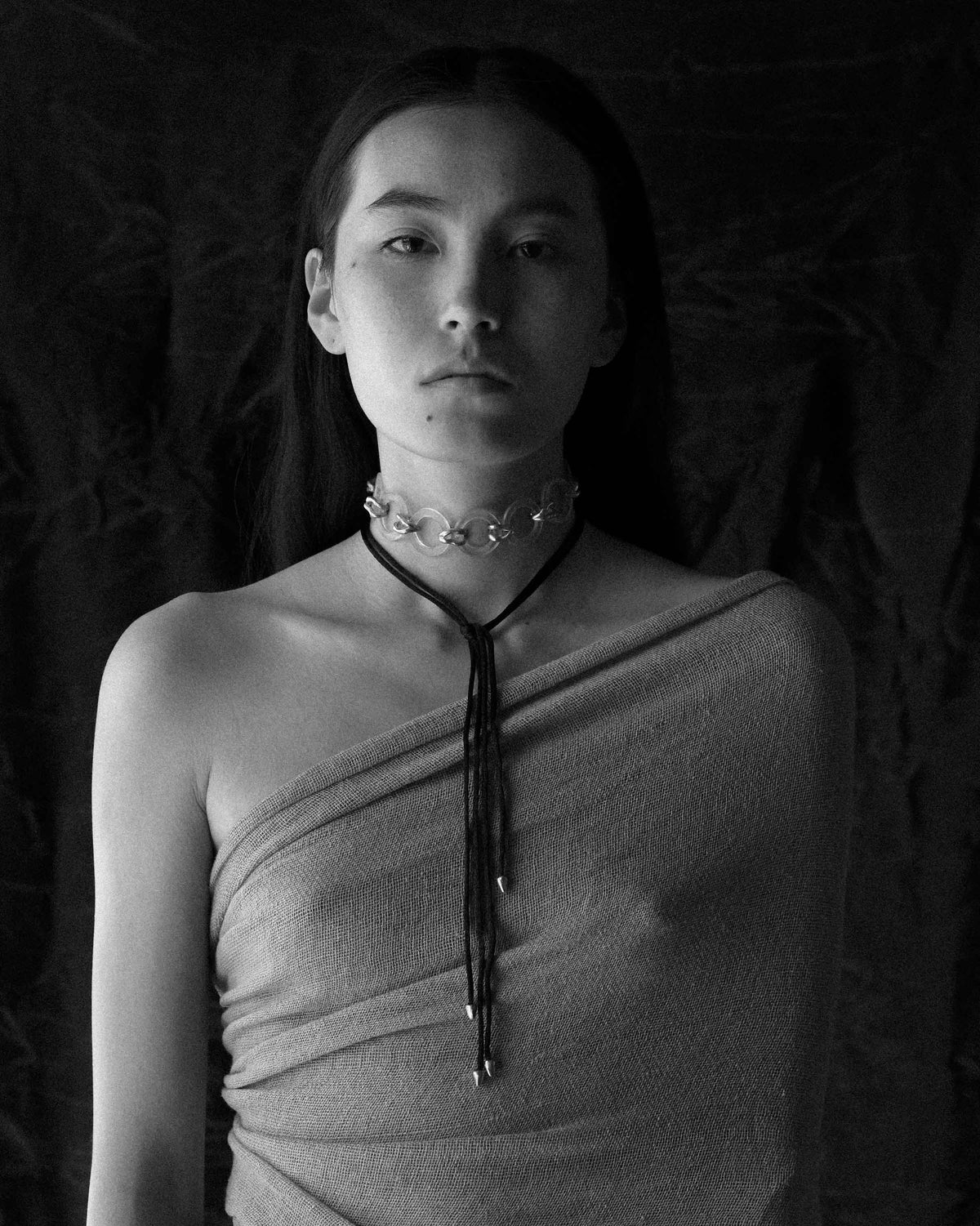 Veset choker, quartz